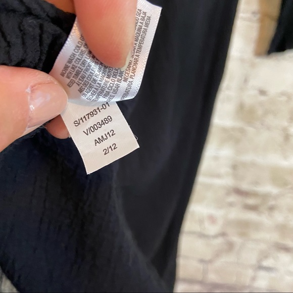 Old navy black long sleeve tunic top size medium - Picture 7 of 9